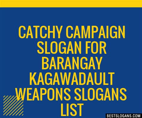100+ Catchy For Barangay Slogans 2024 + Generator.